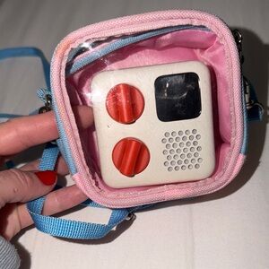 Yoto lCube with Pink and Blue Case